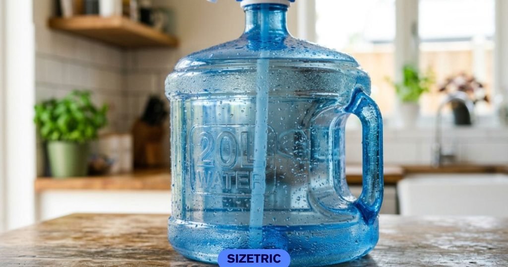 A full 20-litre container of water
