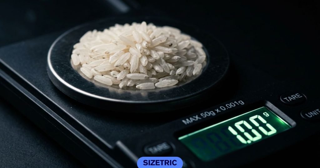 Around 30 to 50 Grains of Rice