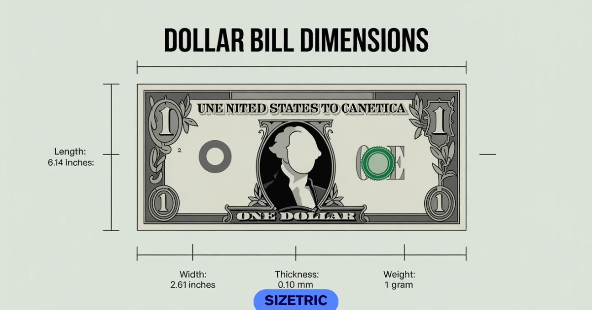 Dollar Bill Dimensions