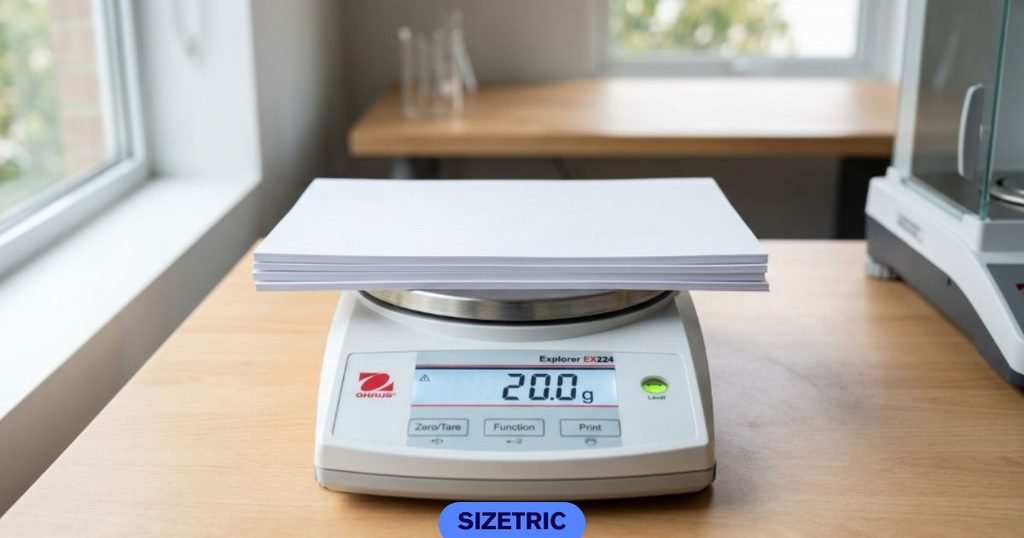 Four Sheets of Printer Paper