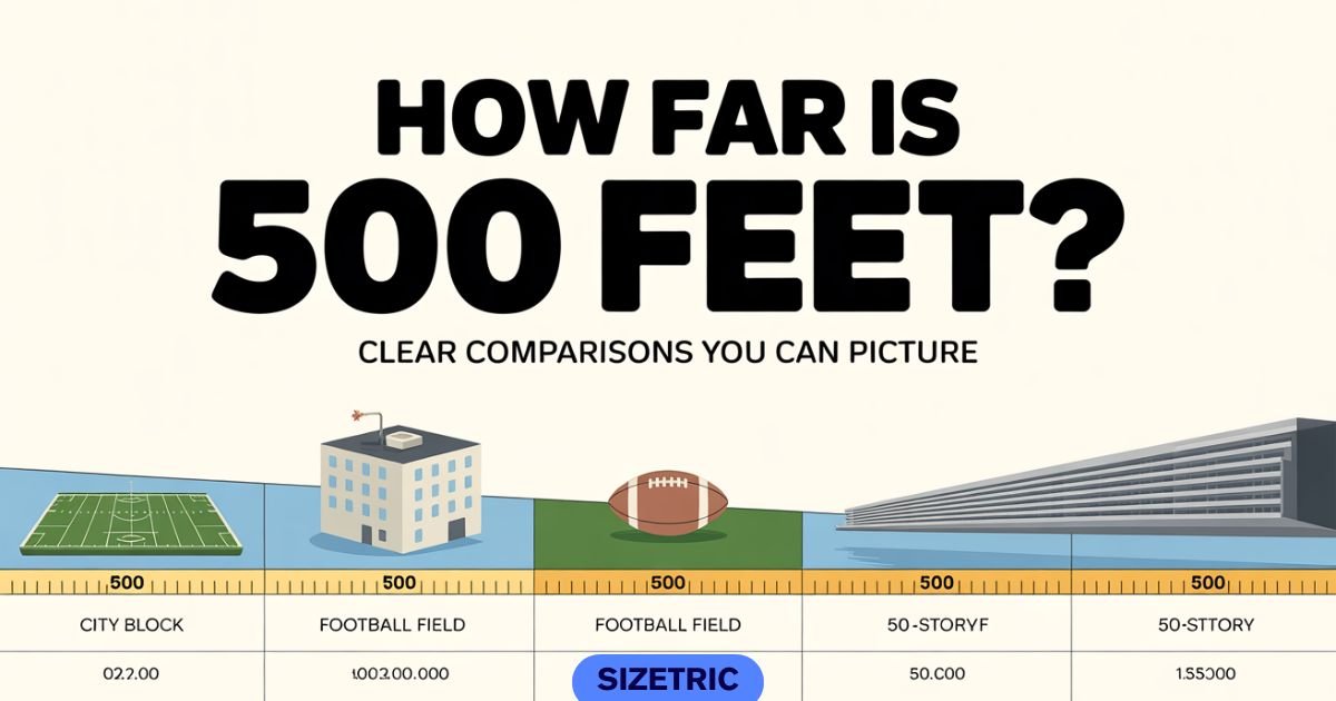 How Far Is 500 Feet