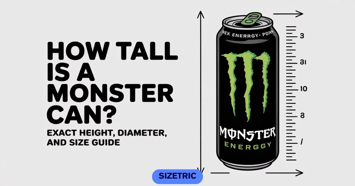 How Tall Is a Monster Can