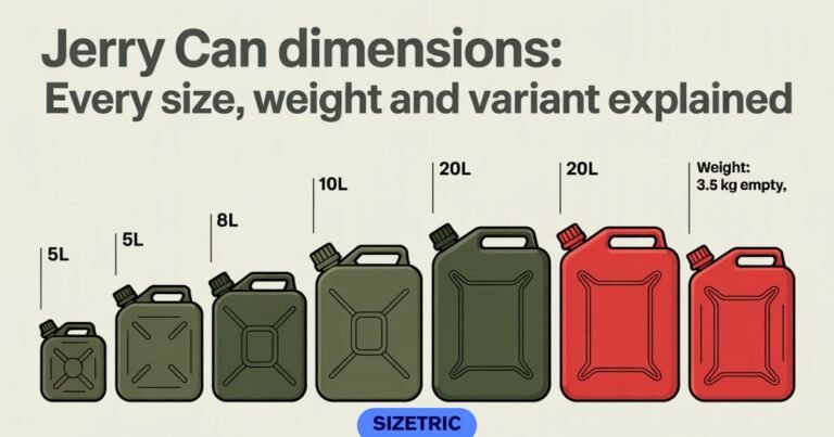 Jerry Can Dimensions