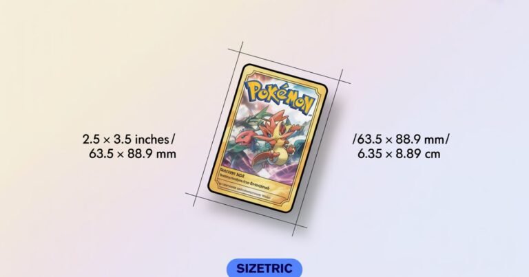 Pokémon Card Dimensions