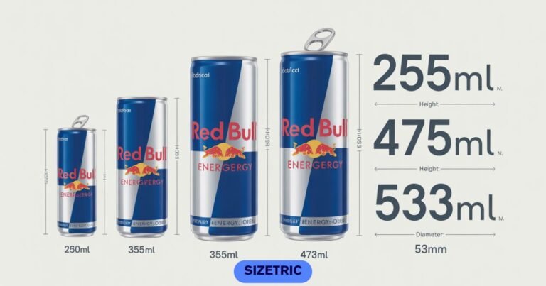 Red Bull Can Dimensions