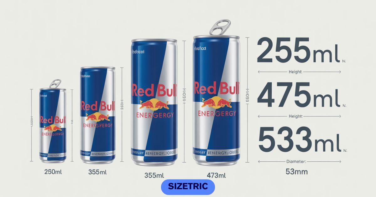 Red Bull Can Dimensions