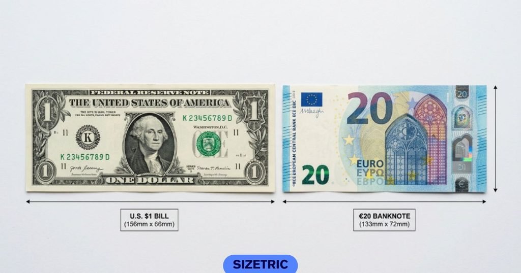 Size Comparison Across Currencies and Eras