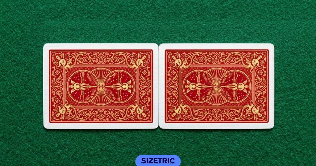 Two Playing Cards End to End